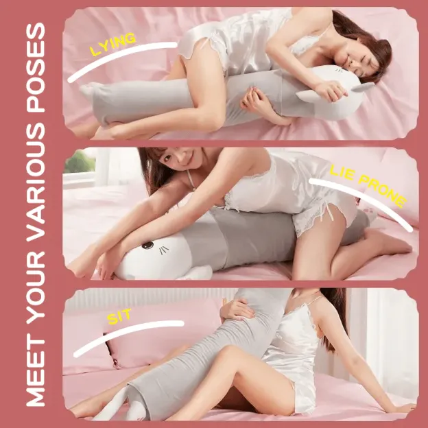 WhisperCat Thrusting Plush Pillow with Dildo Fucking Machine-WeLovePlugs
