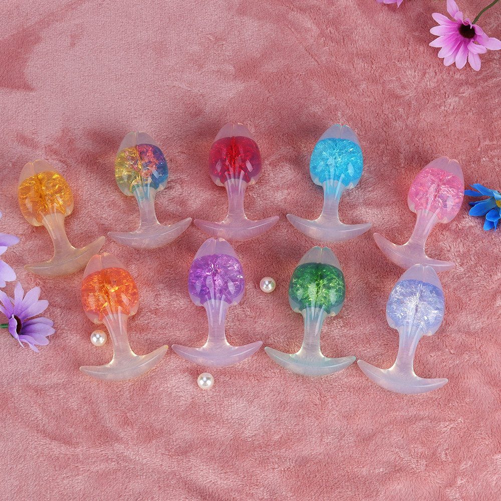 Crystal Vault Glass-Embedded Silicone Plug