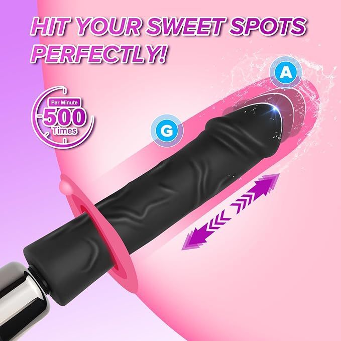 Mini Sex Fucking Machine with Realistic Dildo & Anal Plug – Adjustable Impact Modes & USB Rechargeable