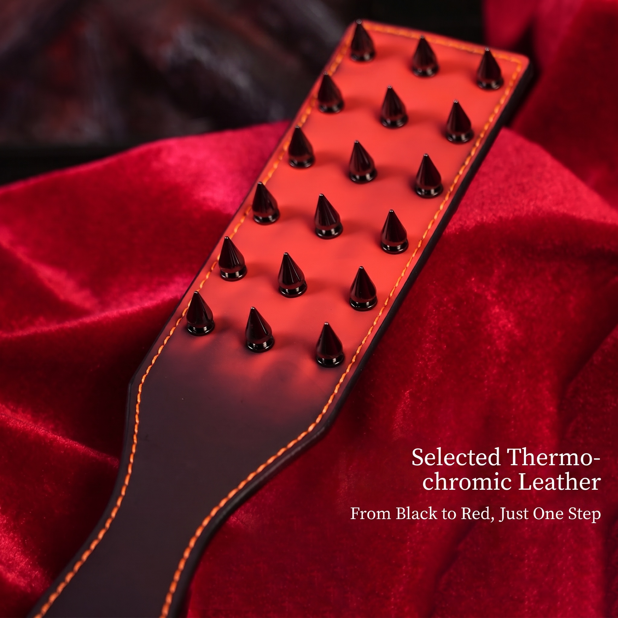 Color-Changing Studded Leather Paddle - image 6