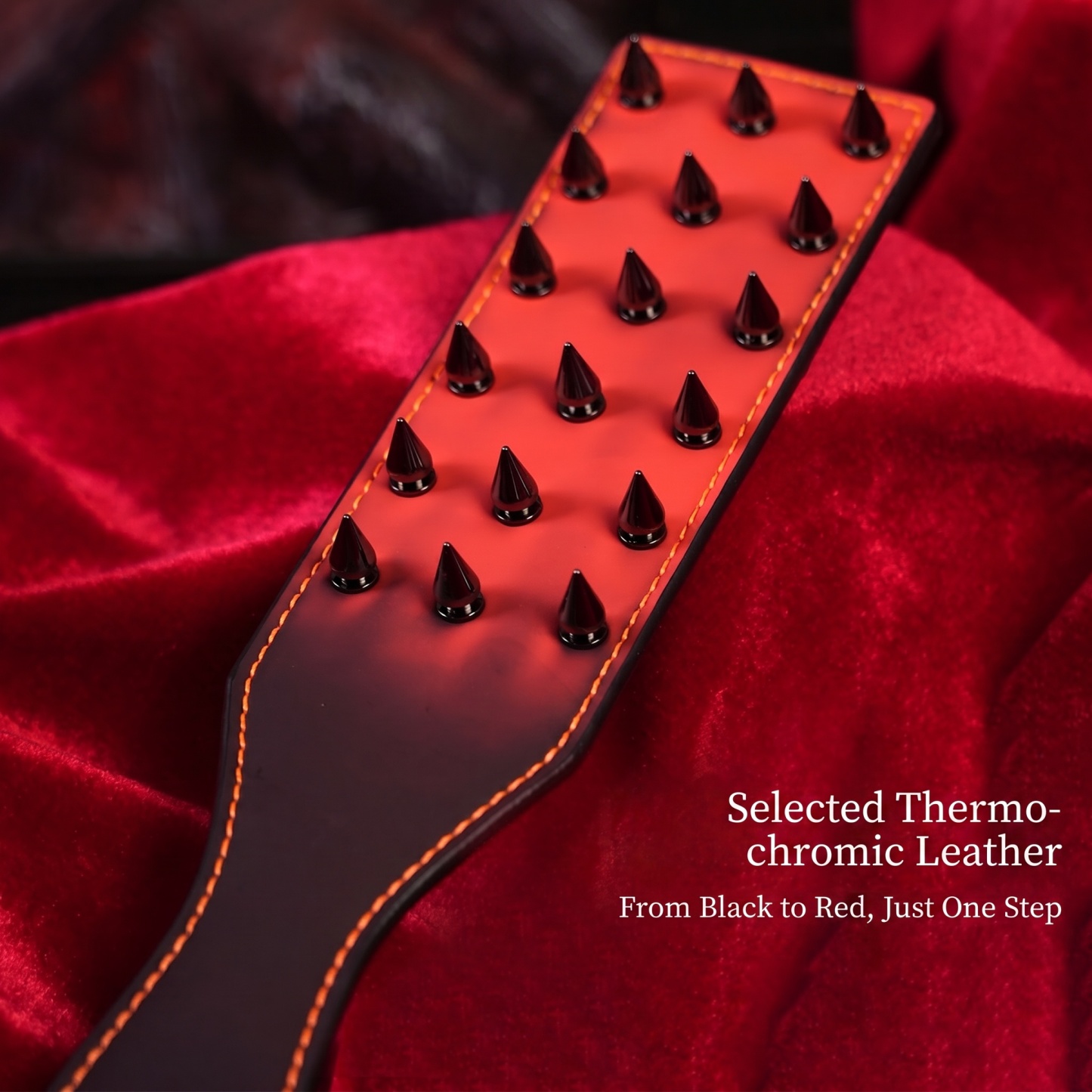 Color-Changing Studded Leather Paddle - image 6
