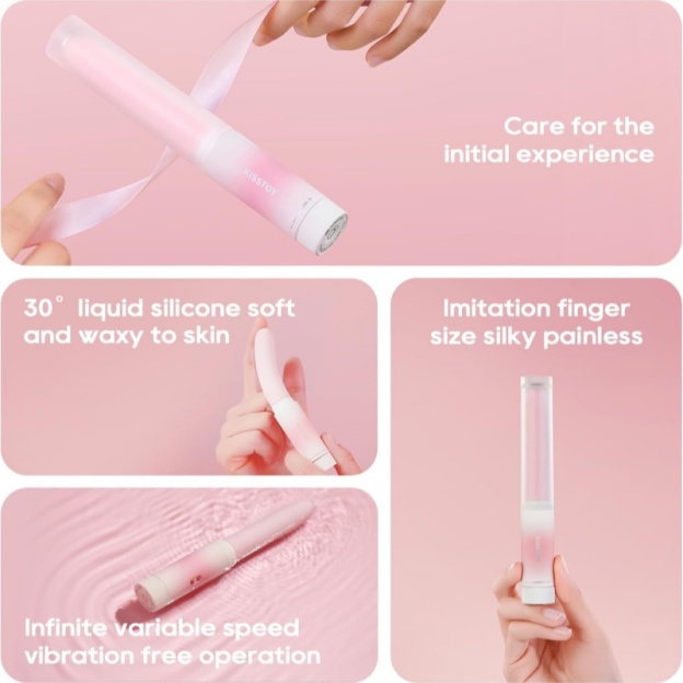Pop Cherry Mini Lipstick Vibrator - image 3