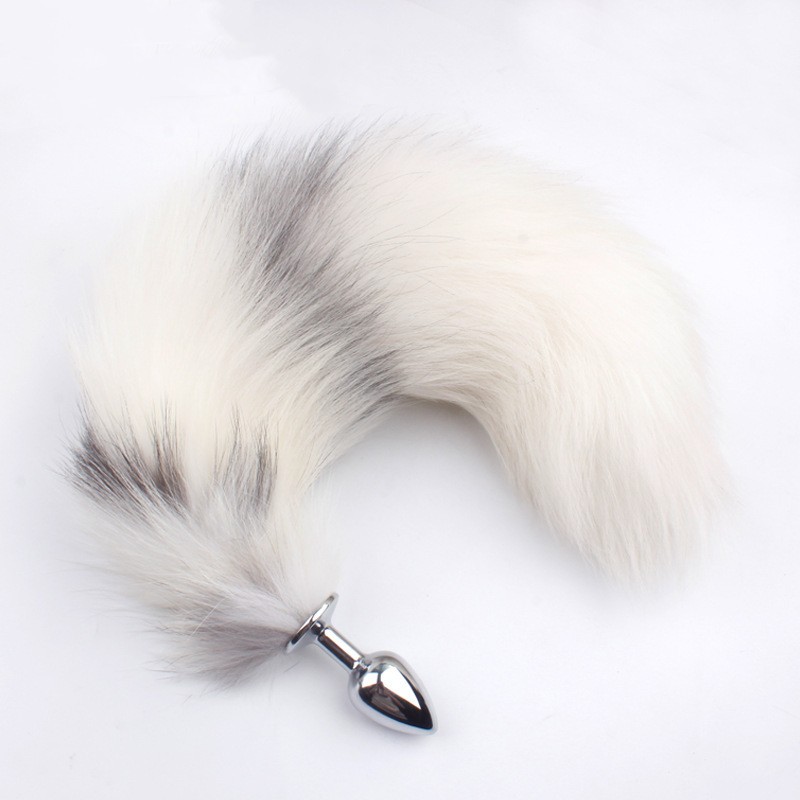 Original Fox Tail Plug Fluffy Cosplay Tail Plug-WeLovePlugs