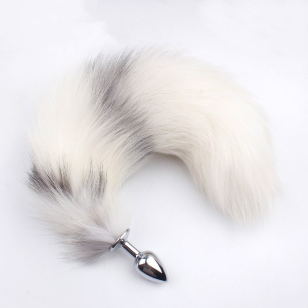 Original Fox Tail Plug Fluffy Cosplay Tail Plug-WeLovePlugs
