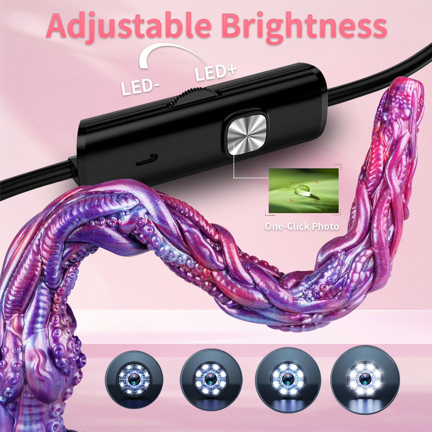 Smart Octopus Monster Dildo 18.7 Inches - image 1