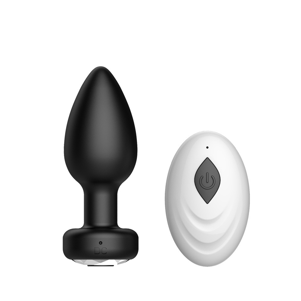 Rose Silicone Butt Plug App Control Vibrator 