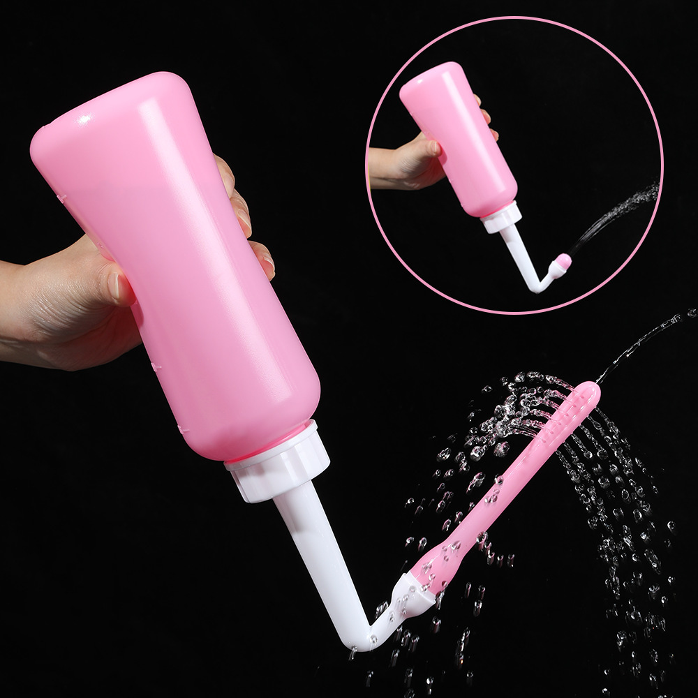 Portable Hygiene Bidet Bottle - Enema Anal Cleaner 500ml / 16.9 fl oz-WeLovePlugs