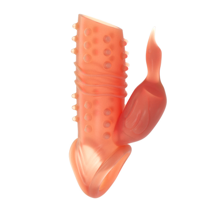 Double Pleasure Vibrating Penis Sleeve -WeLovePlugs