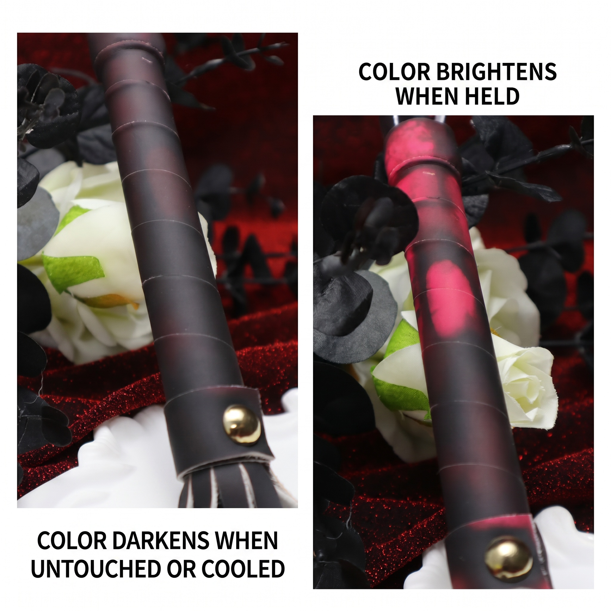 Tassel Leather Whip Heat-reactive Color-changing - image 6