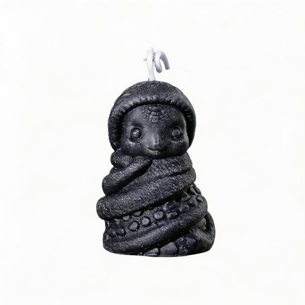 Baby Snake Sensual Candle – Low-Temperature - Black - image 5