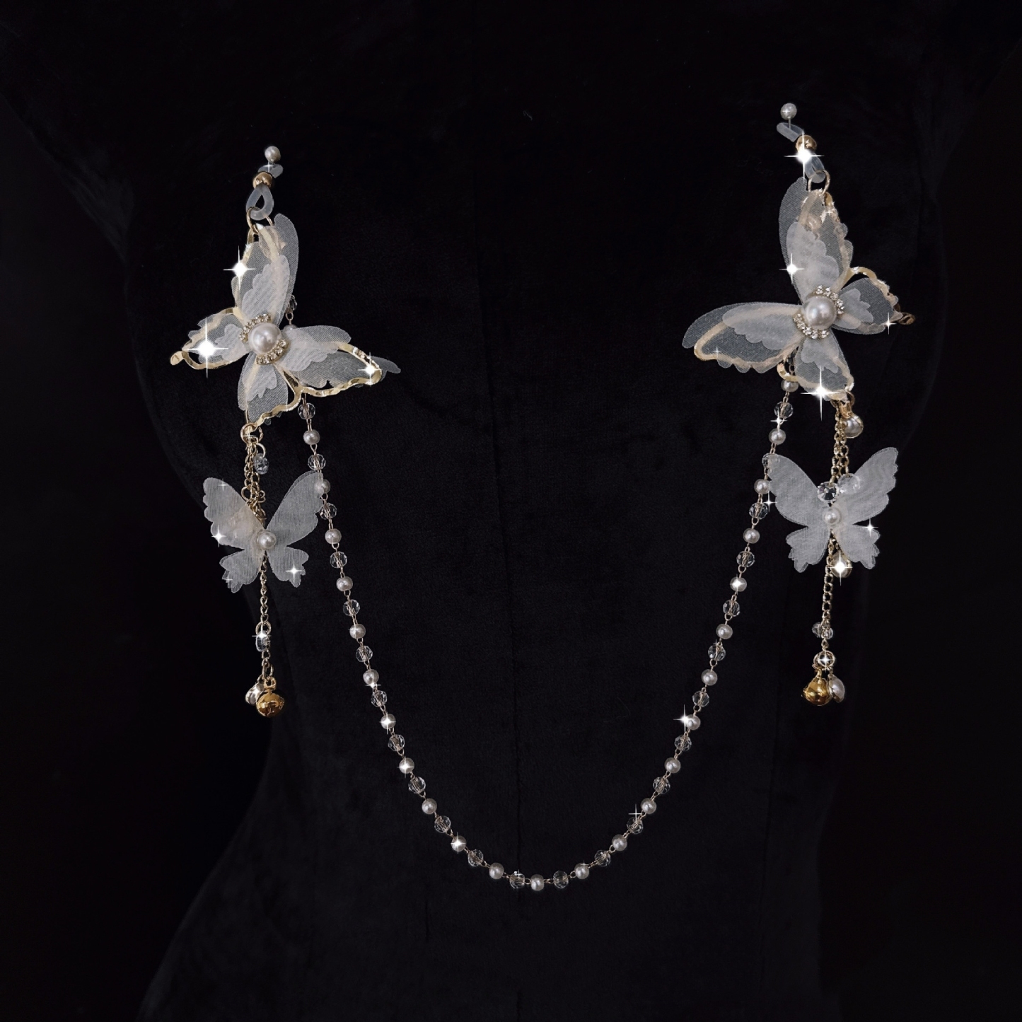 Lace & Discipline: Nipple Clamp & Butt Plug-WeLovePlugs