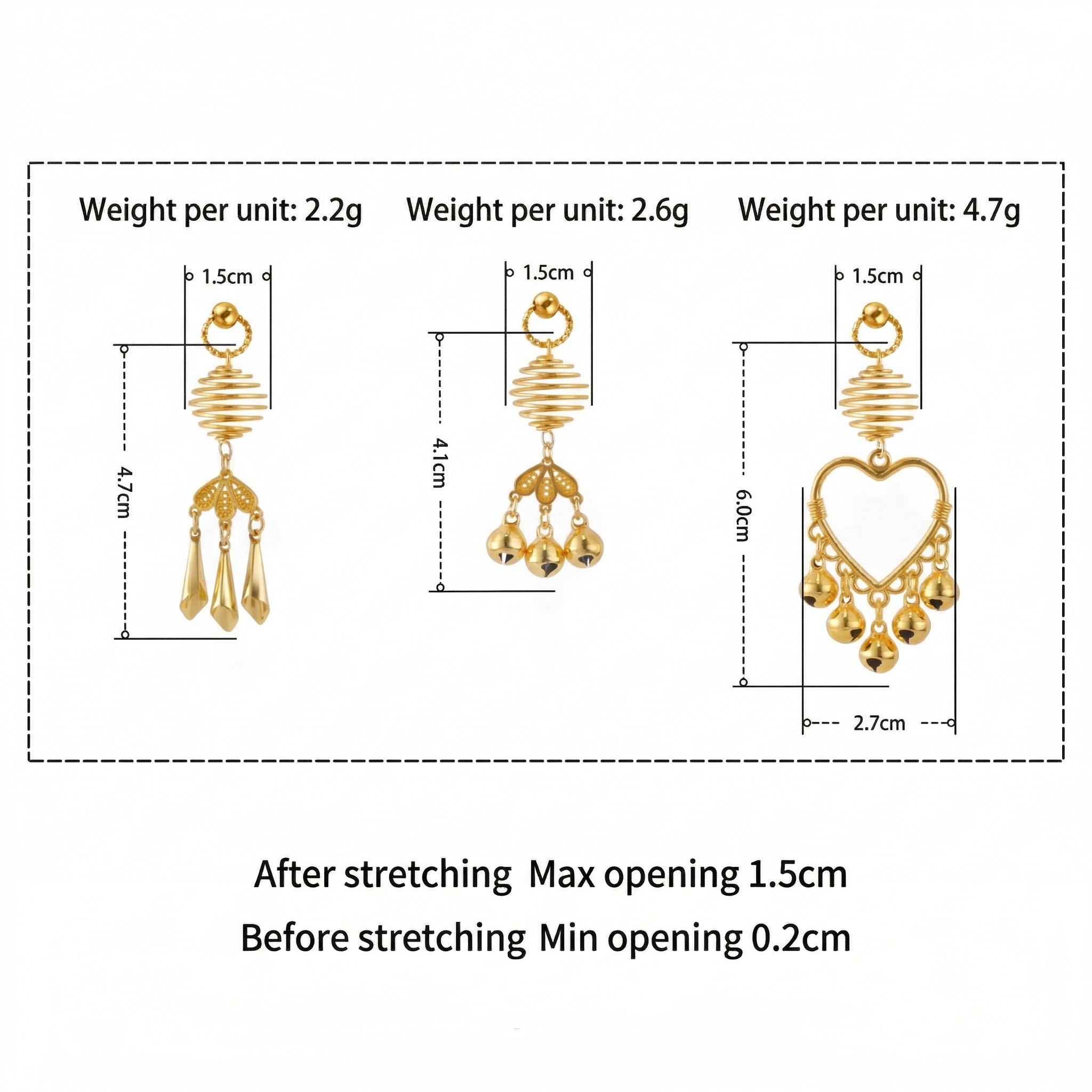 Golden Elegance Adjustable Nipple Clamps - image 4