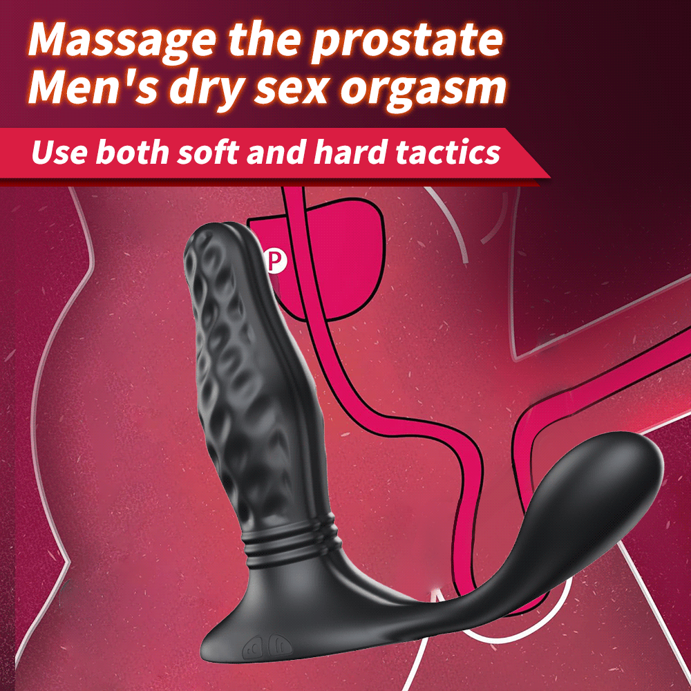 OrgasmoWave - Remote Control 3-in-1 Butt Plug Prostate Massager