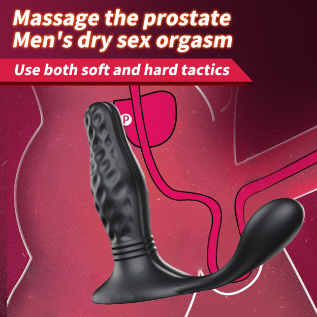 OrgasmoWave - Remote Control 3-in-1 Butt Plug Prostate Massager