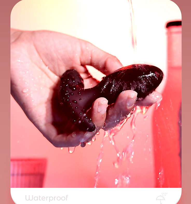 Vibrating Rechargeable Silicone Anal Plug-WeLovePlugs