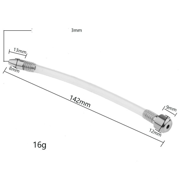 CX014 Metal Chastity Device 1.77 Inches Long -WeLovePlugs