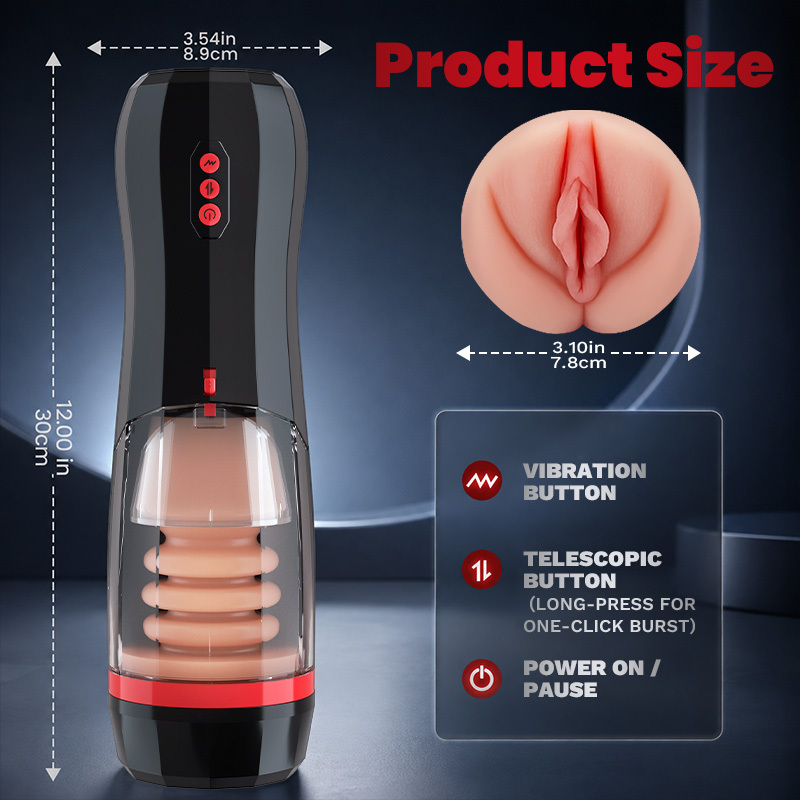 NexaPulse Smart Suction & Vibrating Male Masturbator - image 2
