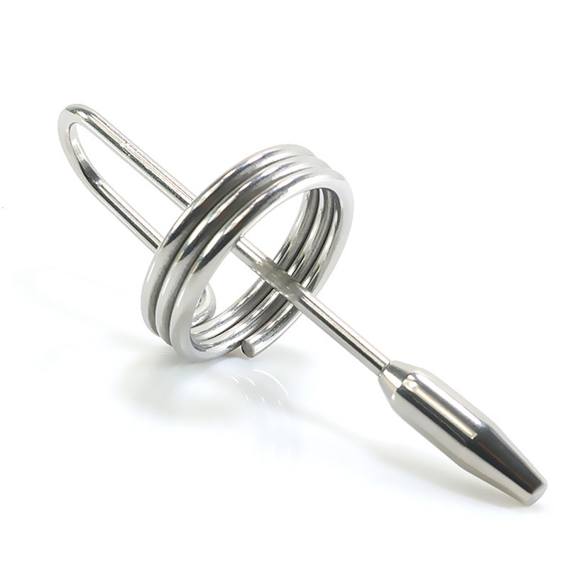 Penis Plug with Coiled Glans Ring -WeLovePlugs