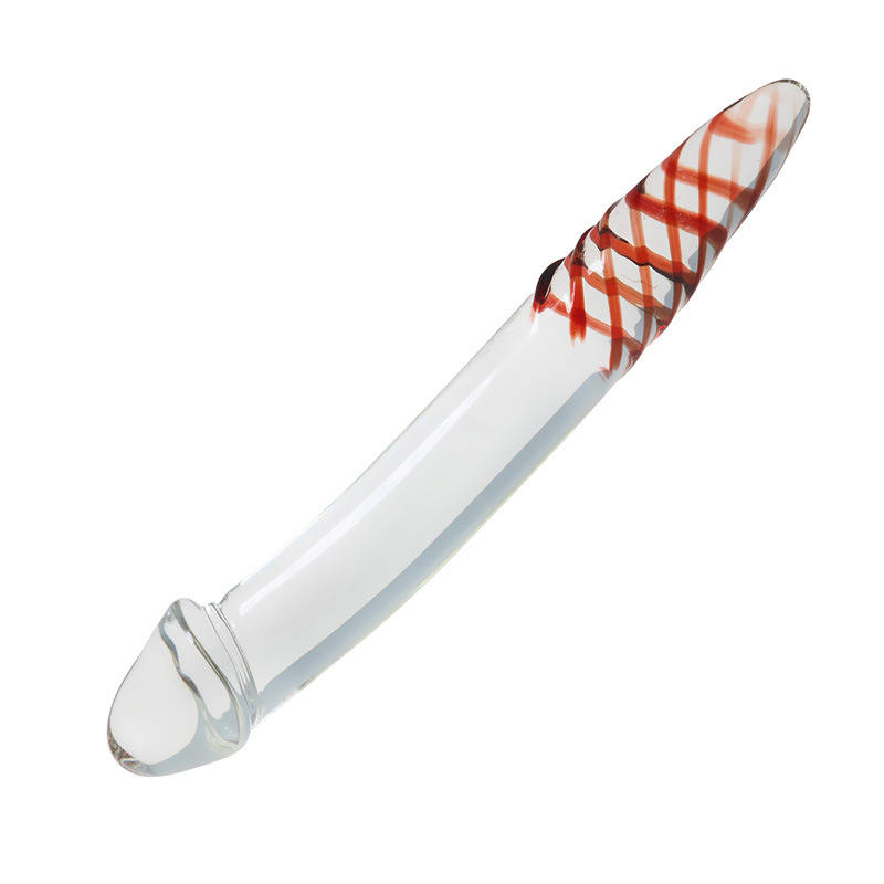 Elegant 9-Inch Glass Dildo with 1.5-Inch Diameter-WeLovePlugs