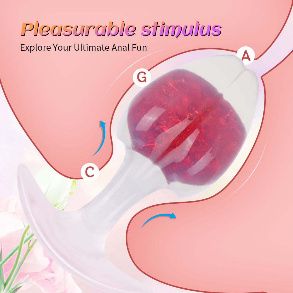 Crystal Vault Glass-Embedded Silicone Plug