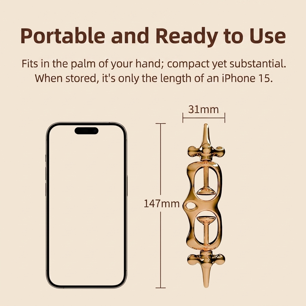 Adjustable Metal Thumb Cuffs - image 5