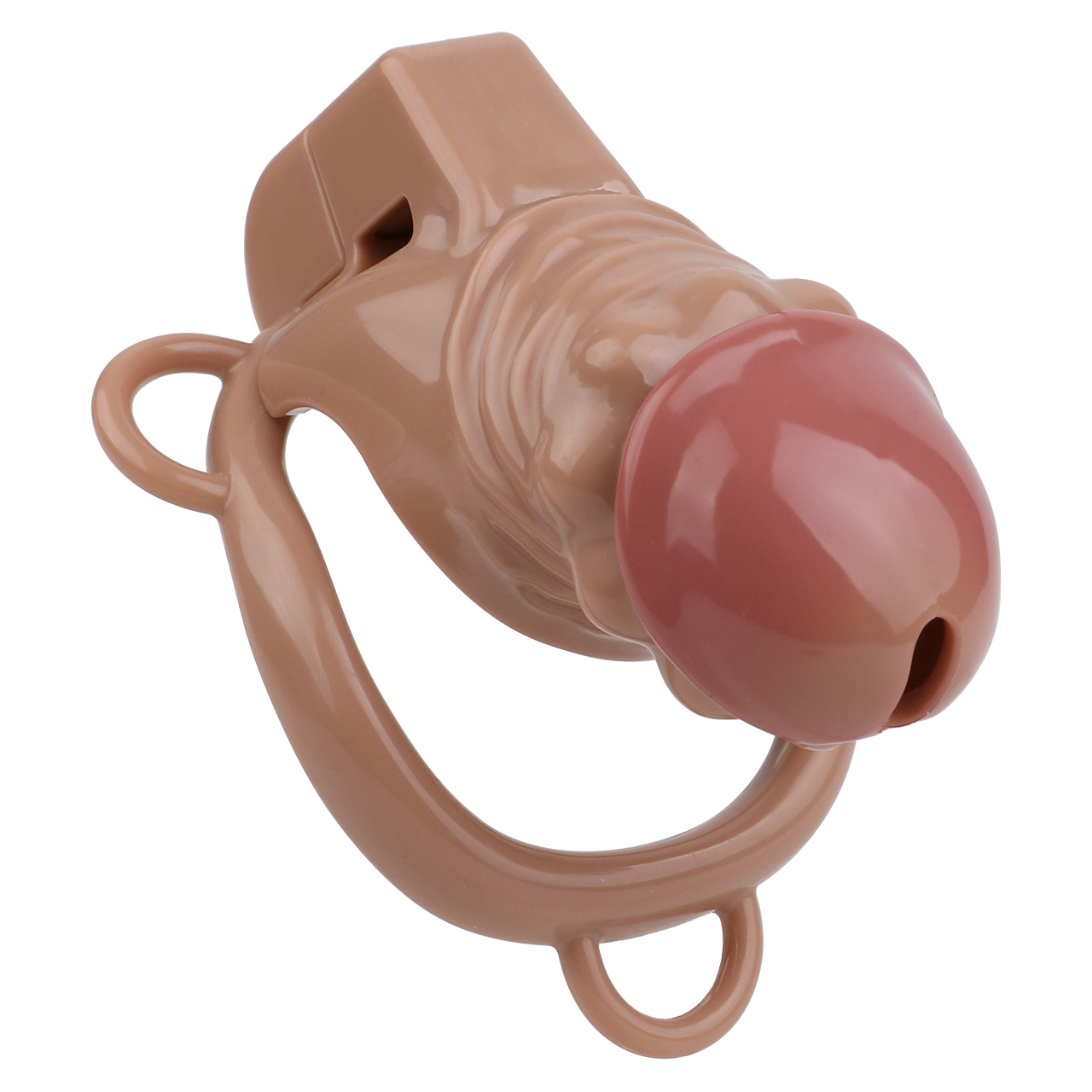 Realistic Phallic Chastity Cage - Breathable Resin Restraint-WeLovePlugs