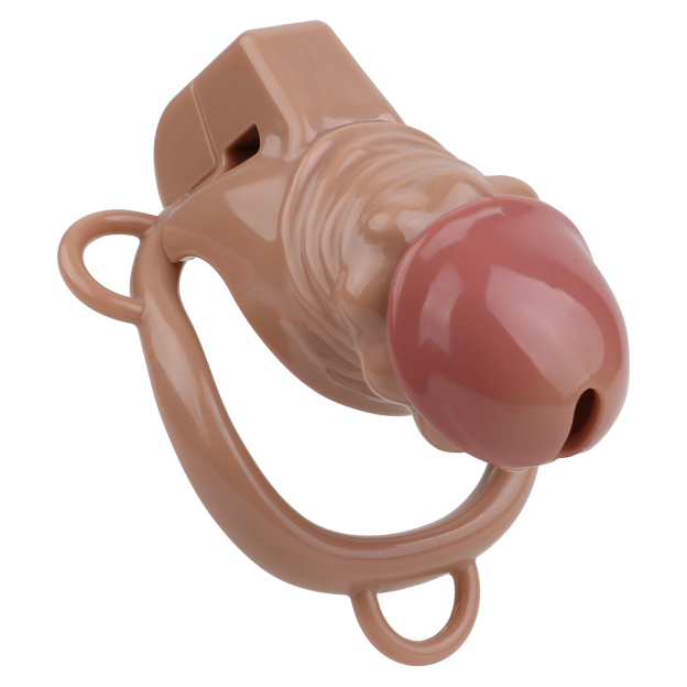 Realistic Phallic Chastity Cage - Breathable Resin Restraint-WeLovePlugs