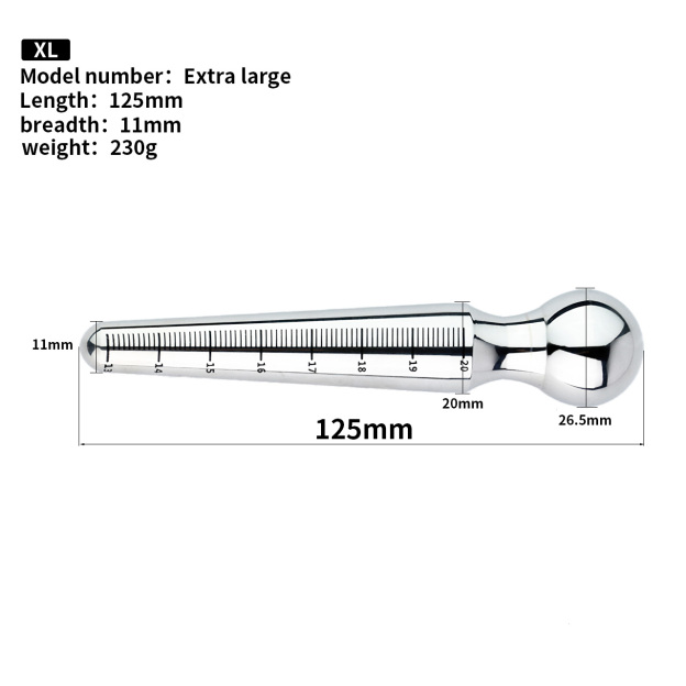 Stainless Steel Urethral Sounds With Scale Sounding Rods -WeLovePlugs