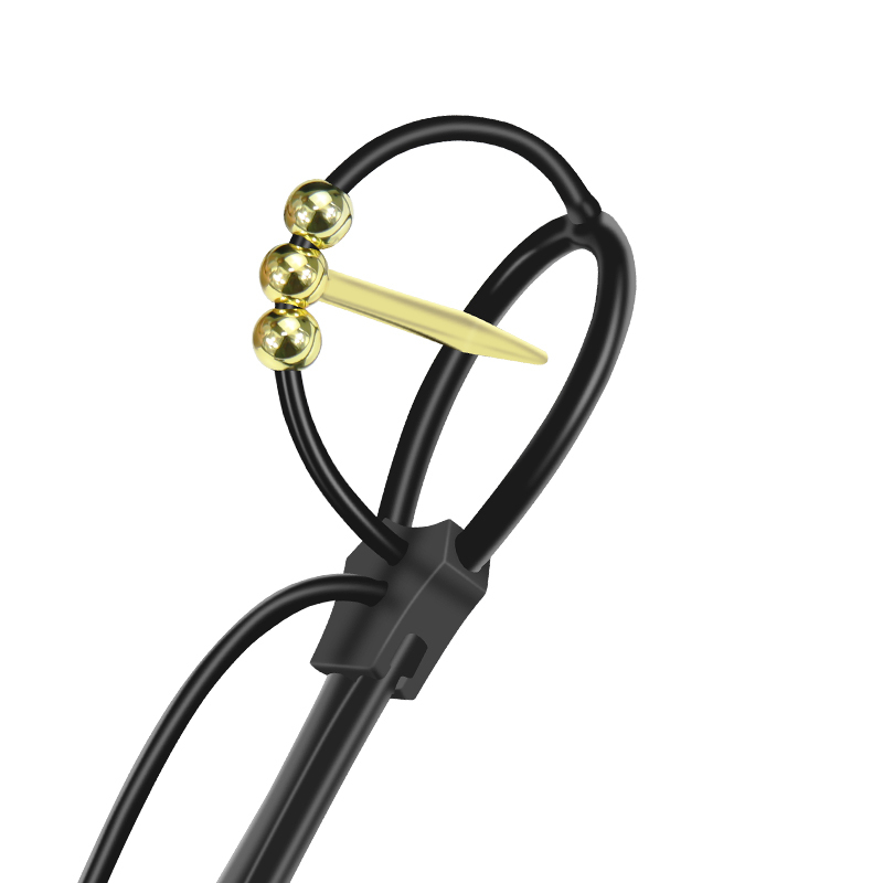 Stainless Steel Urethral Plug with Conductive Silicone Ring - image 5