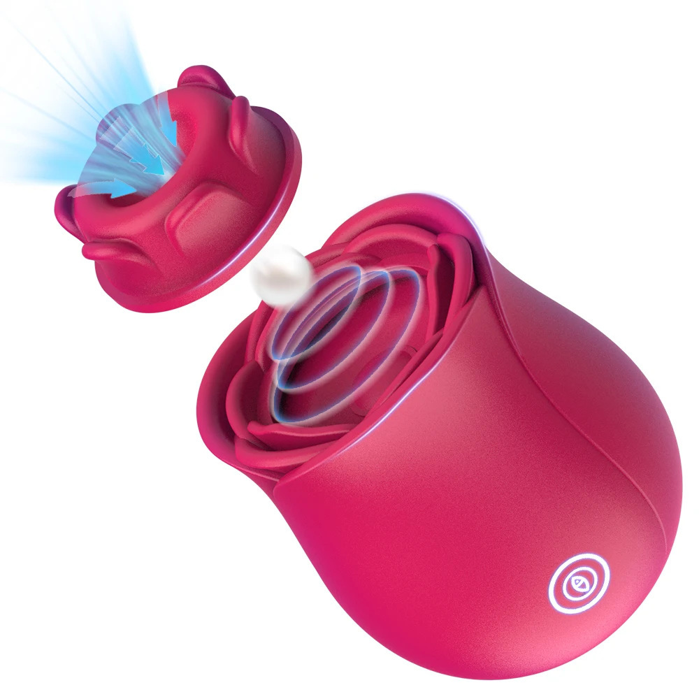 Clitoral Sucking & Slapping Vibrator – Rose Toy for Intense Pleasure-WeLovePlugs