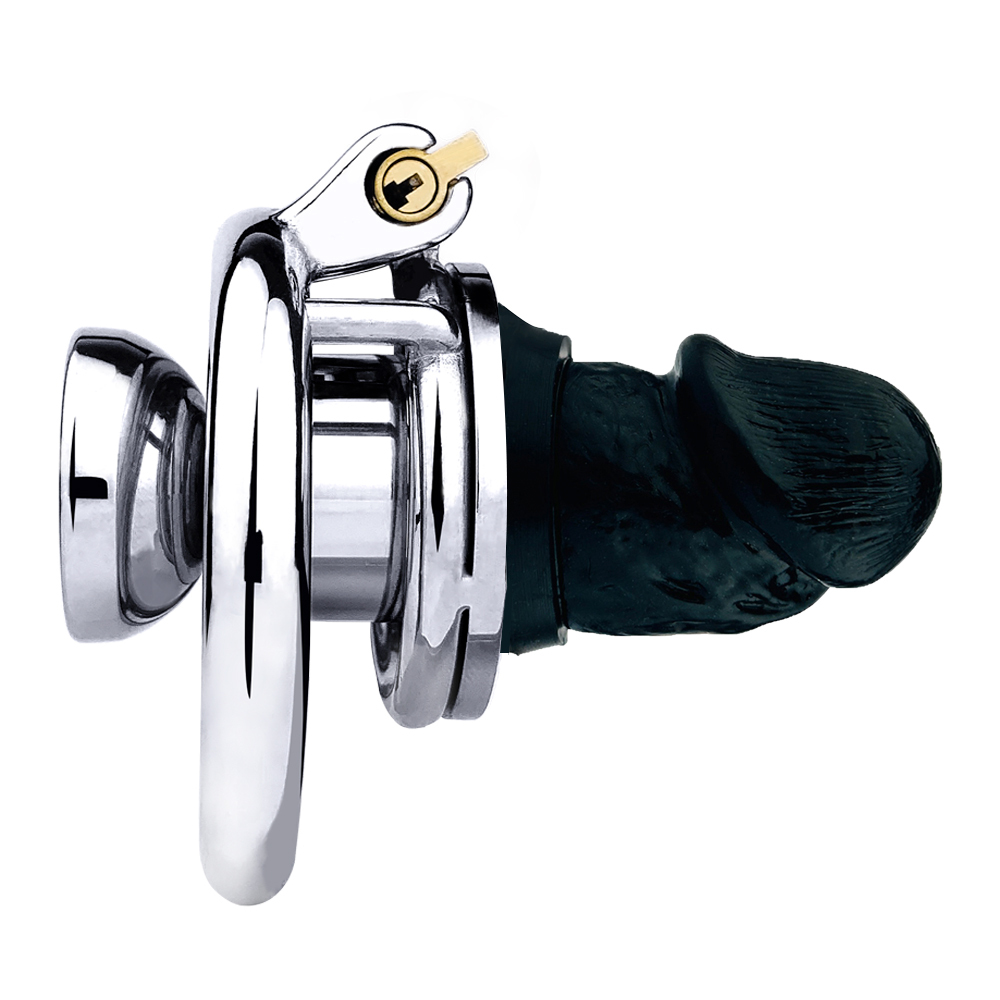 Chastity Cage with Detachable Dildo & Urethral Tube -WeLovePlugs