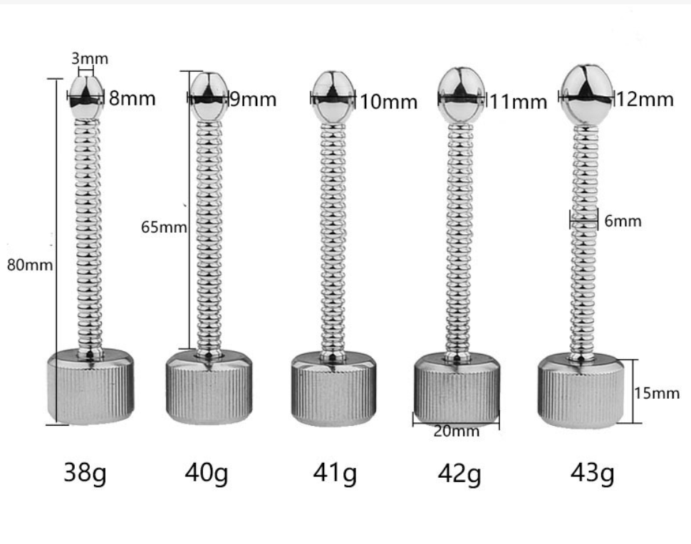 Dumbbell Shape Urethral Sound Hollow Penis Plug -WeLovePlugs