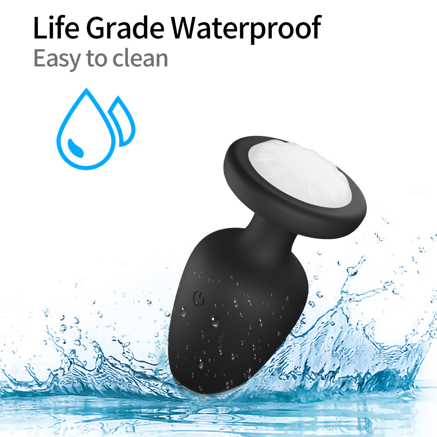 Nebula Remote Control Light Up Anal Butt Plug-WeLovePlugs