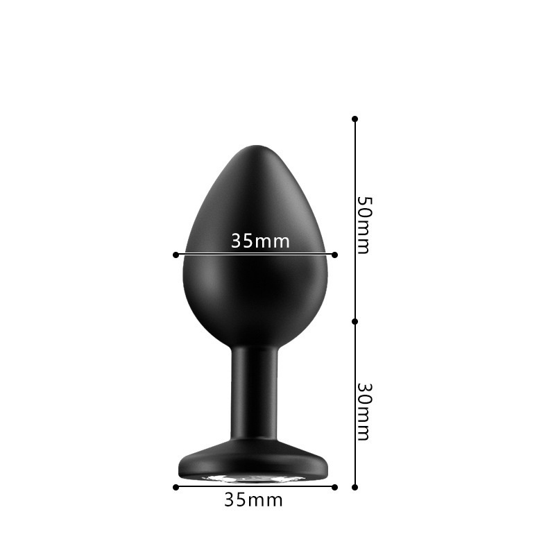 Crystal Diamond Anal Butt Plugs 3 Set