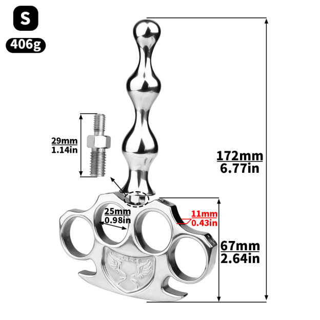 2-in-1 Knuckle Duster Anal Plug-WeLovePlugs
