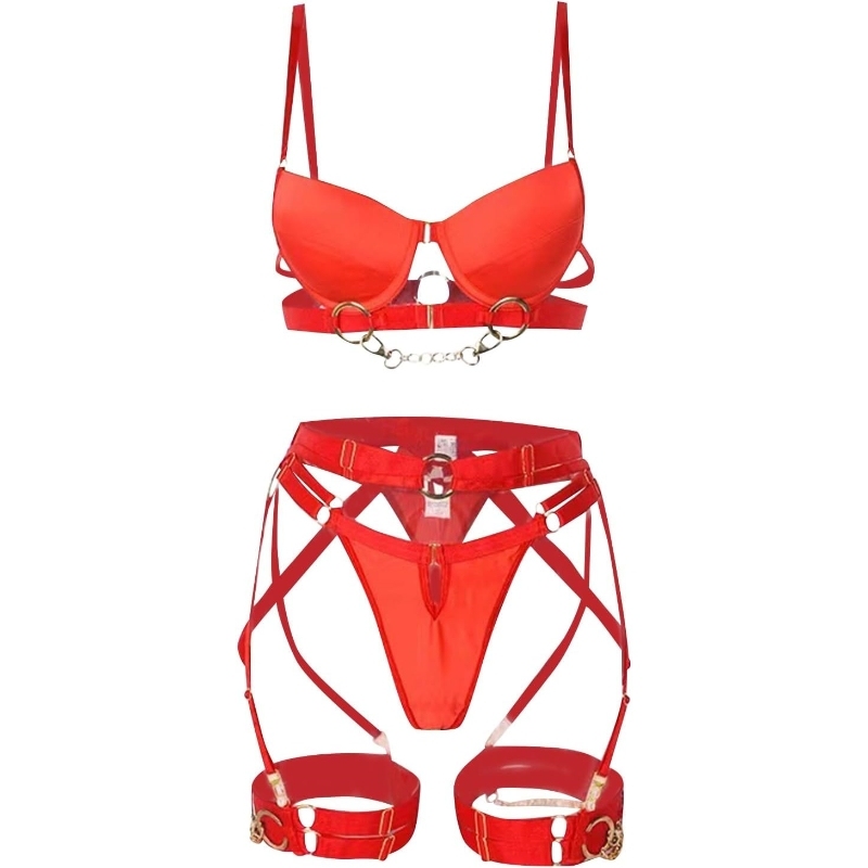 Chain Reaction Bondage Lingerie Harness Set