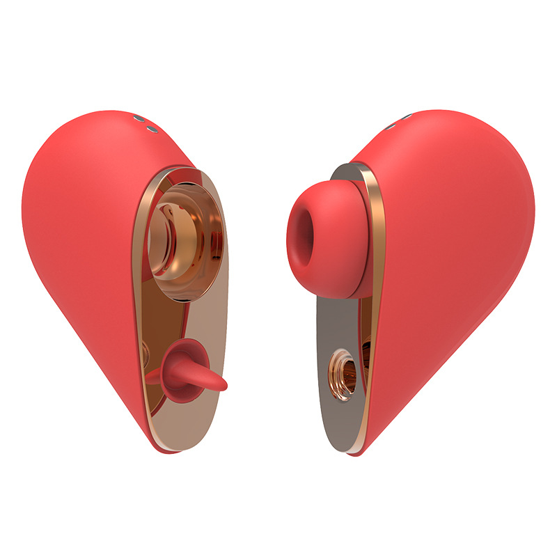 Heartbreaker 2-in-1 Vibrator - Red - image 2