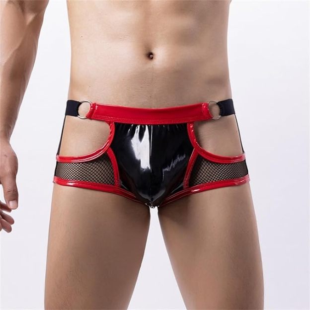 Leatheredge Men's Double Open-cut Underwear-WeLovePlugs