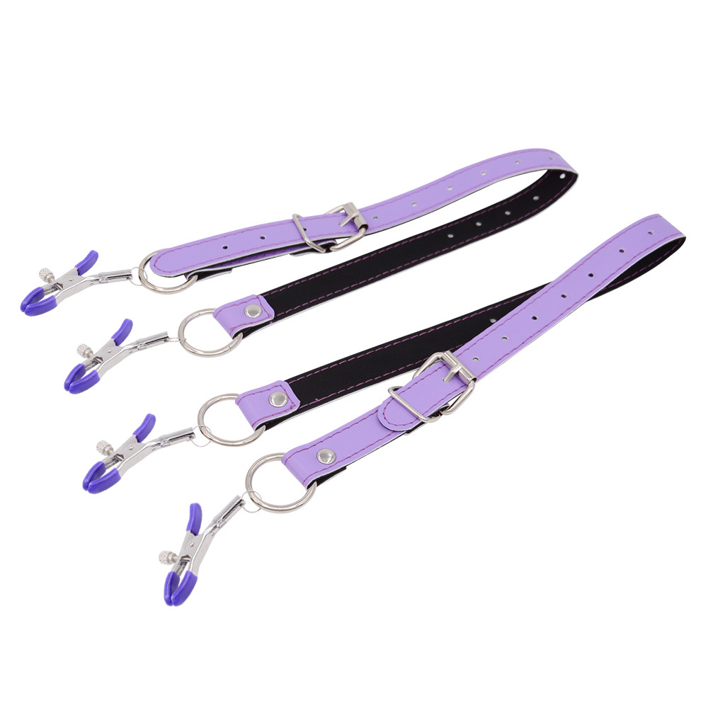 hot toy chica sex Labia Spreader with Clamps Black