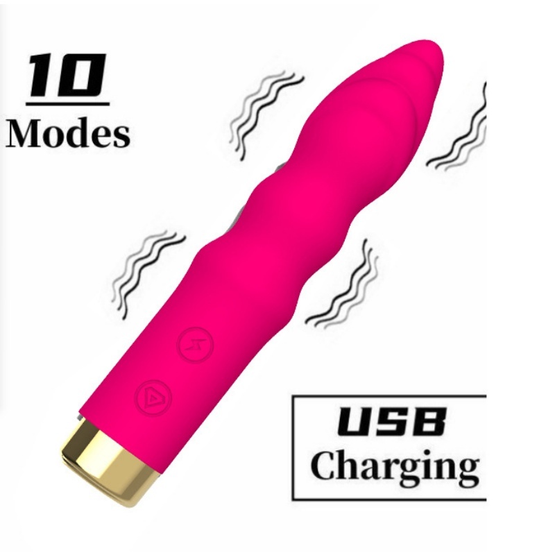 Anal Beads Vibrator – 10-Speed Silicone Massager for Prostate/G-Spot