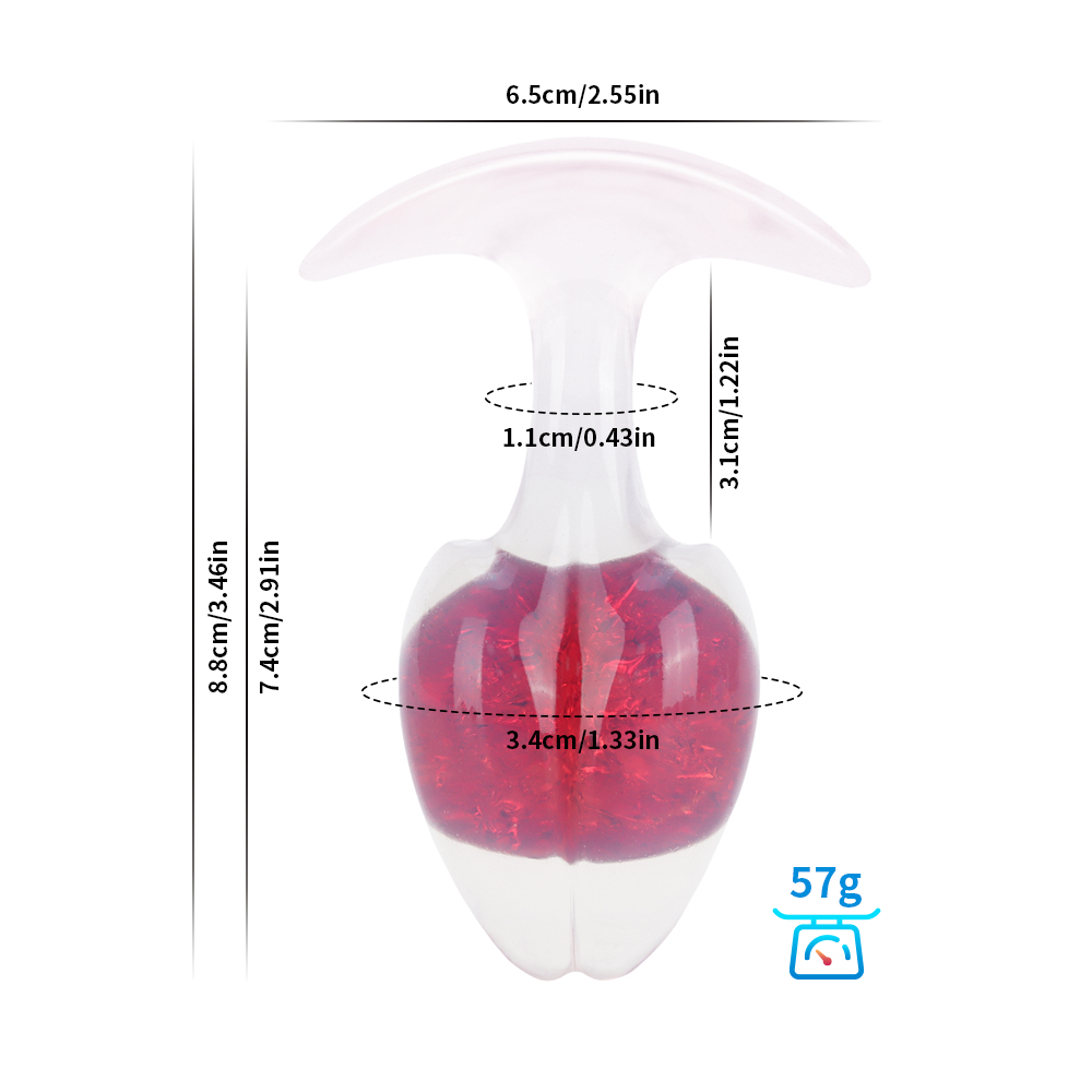 Crystal Vault Glass-Embedded Silicone Plug