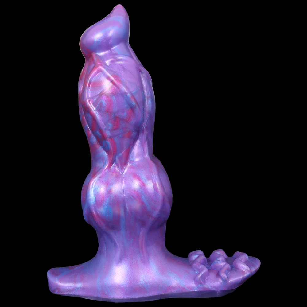 Vibrating Wolf Dog Animal Knot Dildo-WeLovePlugs