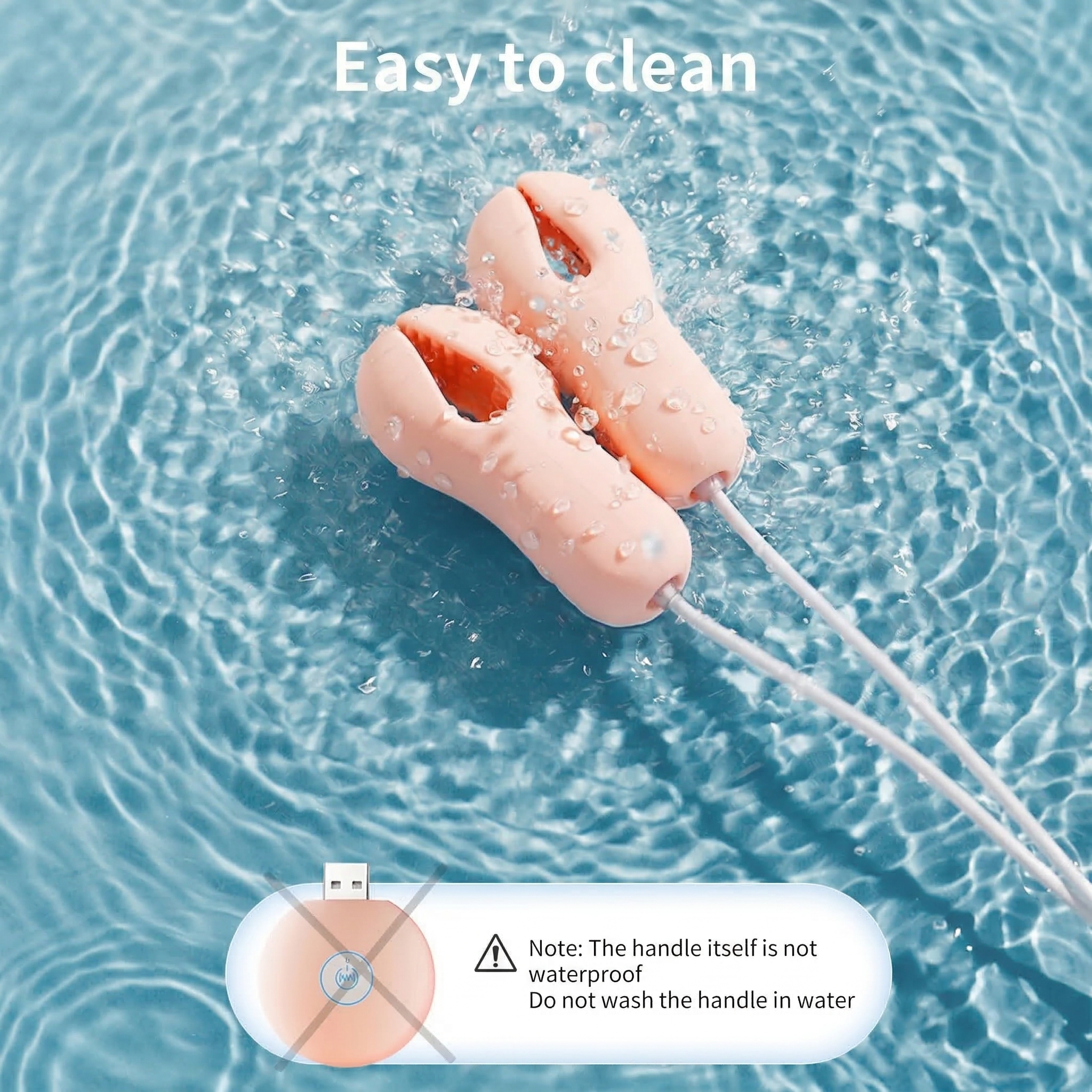 Rechargeable Vibrating Nipple Clamps – Multiple Modes - image 5