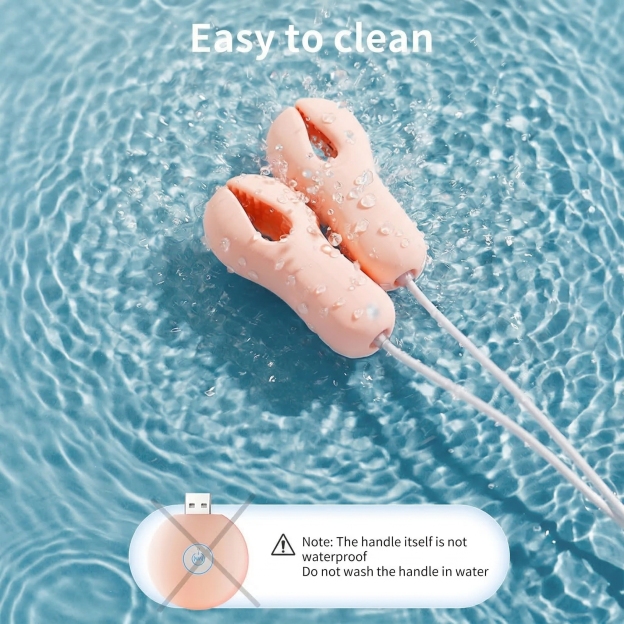 Rechargeable Vibrating Nipple Clamps – Multiple Modes - image 5