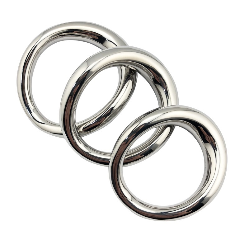 Ergonomic Steel Cock Ring -WeLovePlugs