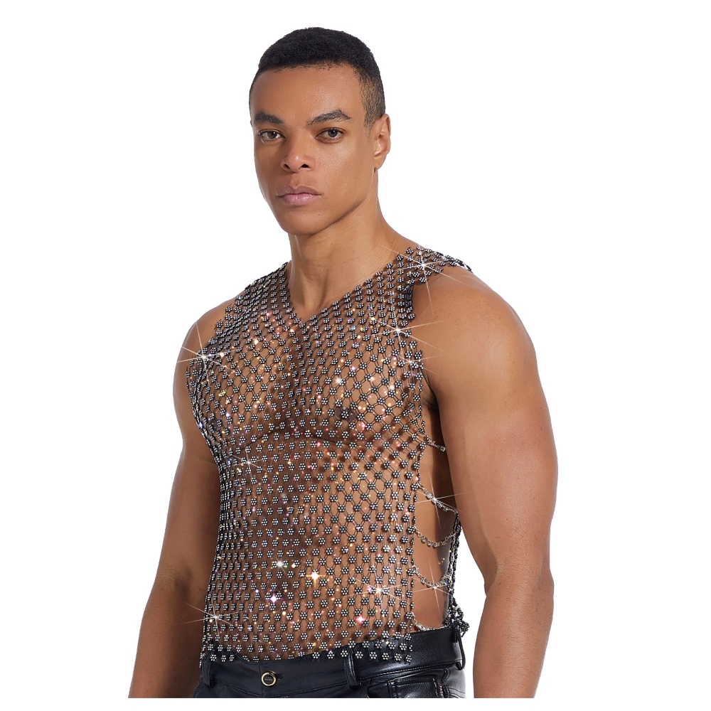 Starluxe Mesh Sparkle Top – Style E - image 4