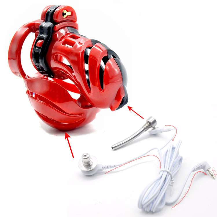 The Vortex Full Cock and Ball Electro Stim Cock Cage Chastity -WeLovePlugs