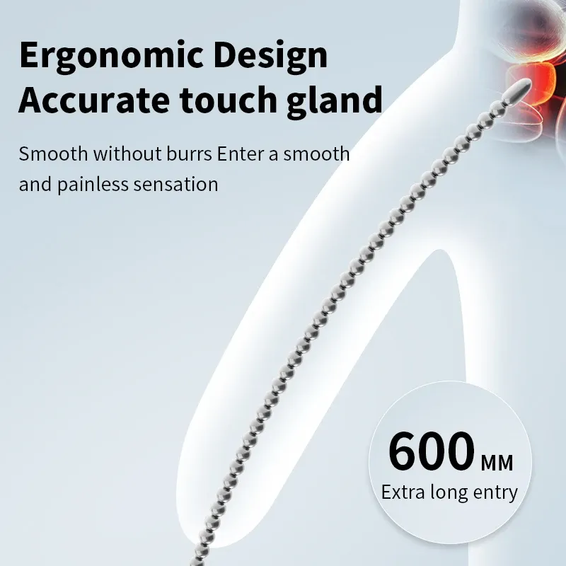 Extra Long Beaded Stainless Steel Urethral Sound Rod – 4 Styles & Multiple Sizes & Body-Safe Material-WeLovePlugs