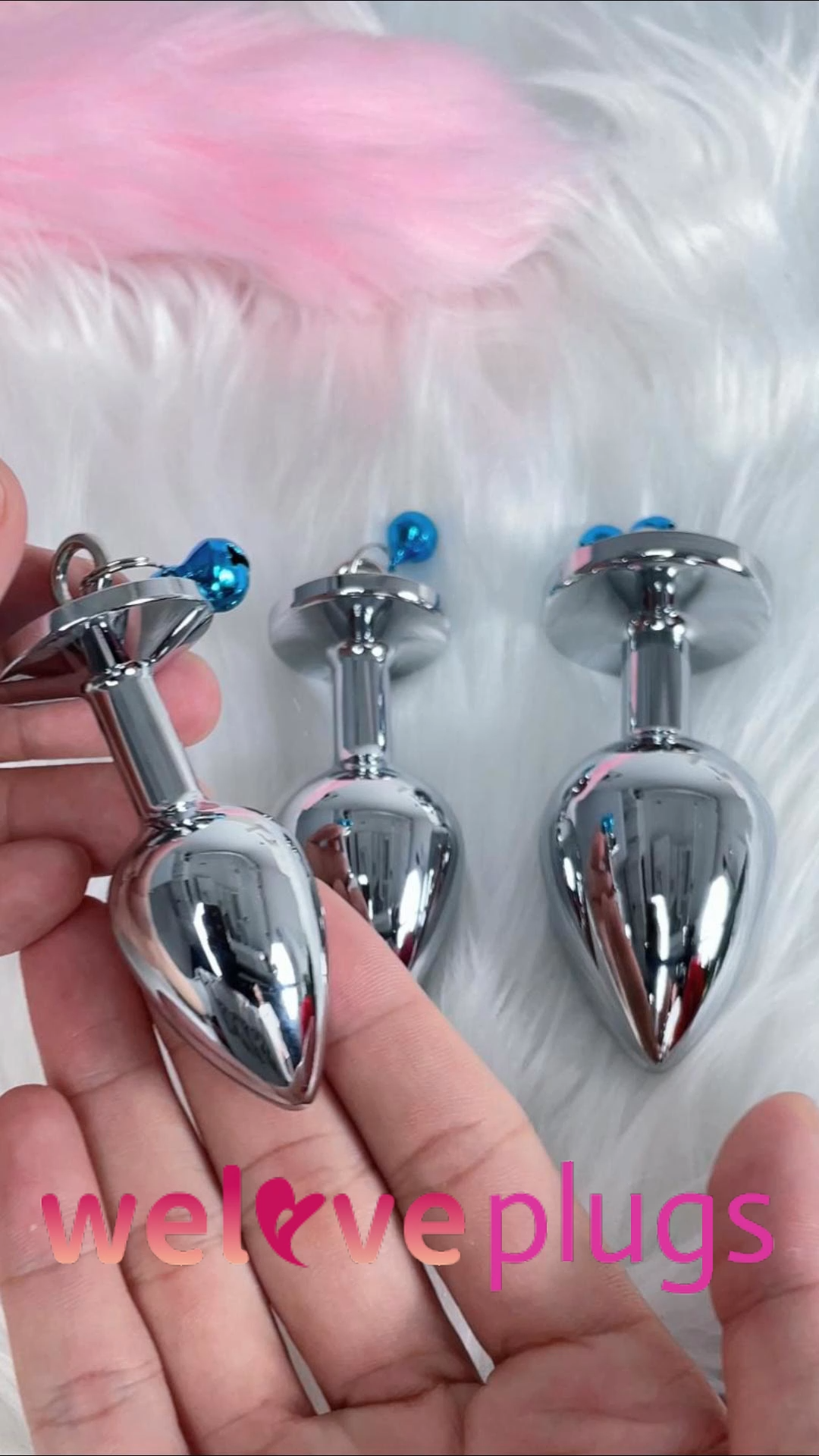 Princess Double Bells Butt Plug Set of 3