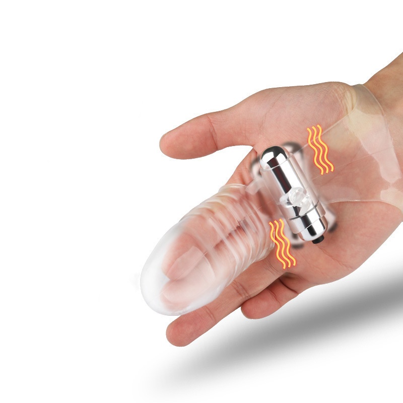Finger Sleeve Vibrator Clit Stimulate Penis Sleeve -WeLovePlugs